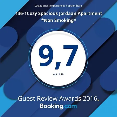 136-1cozy Spacious Jordaan *non Smoking* Apartament